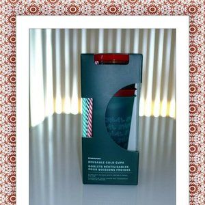 Starbucks Holiday Reusable Tumbler Cold Cup Set